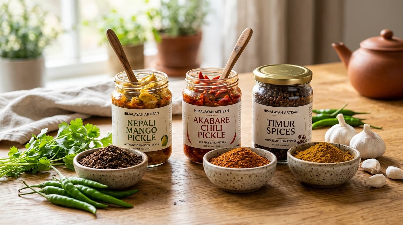 Swadista Foods Traditional Pickles, Timur Chhop, Condiments and Spices
